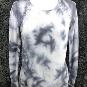 Tie dye knitted shirt